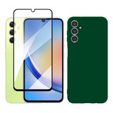 Capa Capinha Case Aveludada + Película 3d Para Galaxy A34 5g