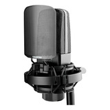 Micrófono Profesional Tak35 Set Condensador Cardioide Negro
