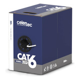 Cable Ethernet Celertec Cat6, 500 Pies, Cobre Desnudo Sol...