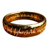 Anillo Del Poder Lord Of The Rings Acero Titanio Brillo Real