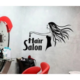 Vinilo Decorativo Salón Belleza Chica Hair Salon