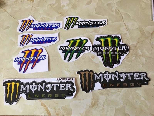 Sticker Tuning Moto Auto Monster Michelin Motorex Maxima Foto 6