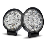 I O L 2 Faro Redondo 14 Hiper Led 3 Pulgada Luz Fijo Estrobo