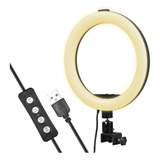 Lámpara De Fotografía Con Anillo De Luz Led De 10 Pulgadas P