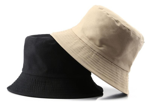 Sombrero Piluso Bucket Hat 100% Algodón Reversible 2 Colores