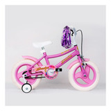 Bicicleta Infantil Liberty Infantil Sasha Color Rosa Con Ruedas De Entrenamiento