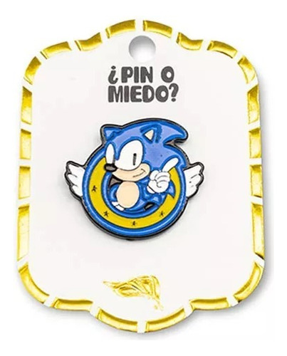 Pines Metálicos Película Animada Infantil Sonic 