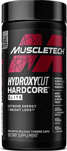 Hydroxycut Hardcore Elite 100 Capsulas Muscletech Super Oferta!