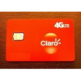 Chip Claro Prepago Pre Activo Para Cargar Saldo Y Usar Libre