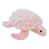 Juguete De Peluche De Tortuga Marina, Sofá Suave, 38cm Rosa