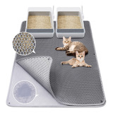 Fostanfly - Tapete De Arena Para Gatos, 45 X 27 Pulgadas, Ta