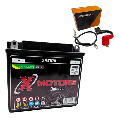 Komotors Bateria Moto Xr 200/nx 350 Sahara 12v 7ah Blindada 