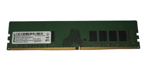 Memória Ram Color Verde 8gb 1 Smart Sf4641g8ck8i6gkseg