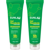 Kit 2 Repelente De Insetos Sunlau Gel C/ Icaridina 120g