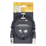 Stagg Nmc6r Cable De Micrófono Xlr A Xlr 6 Metros