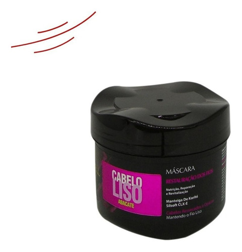 Máscara Hidrabell Cabelo Liso 250g.