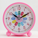 Reloj Despertador Para Niños Con Bonito Temporizador Redondo