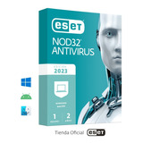 Eset® Nod32 Antivirus * Tienda Oficial Eset* 1 Pc - 2 Años