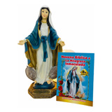 Virgen De La Medalla Milagrosa 23cm+ Novena Bíblica
