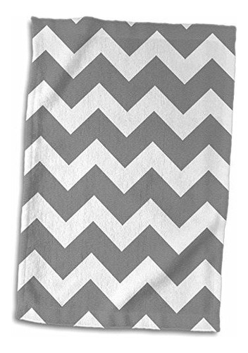 Chevron En Zig Zag Blanco Y Gris Carbón Rosa 3d. Patrón De 