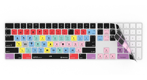 Final Cut Pro X Keyboard Cover | Compatible Con Apple Magic