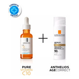Combo La Roche Posay Serum Pure Vitamin C10 + Age Correct