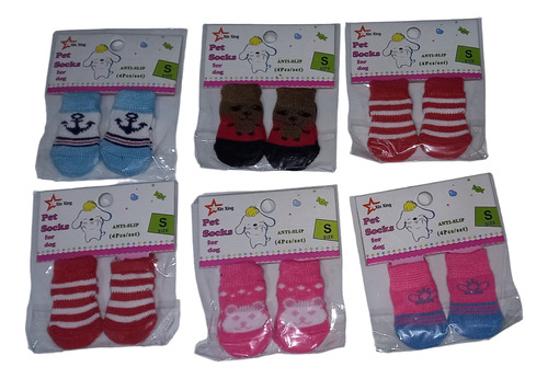 Calcetines Antideslizantes Para Mascotas Talla S