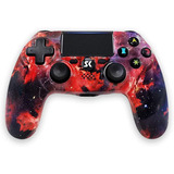 Qianchi Galaxy Red Control Gamer Gamepad Vibracion Ps4/3 Pc 