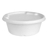 Bowl Biodegradable De Caña De Azúcar 1500ml X25 + Tapa Bio