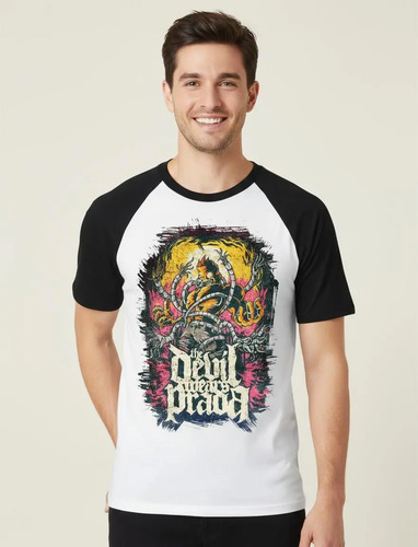 Playera The Devil Wears Prada Manga Ranglan Corta