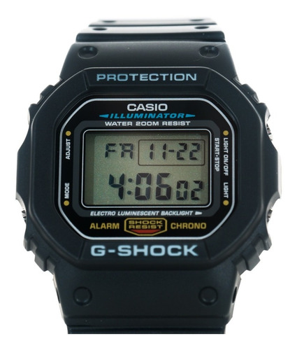 Relógio G-shock Dw5600 Clássico Dw-5600e-1vd Original