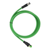 Cable De Conexión M12, Conector Rj45, Cable Blindado Ether @