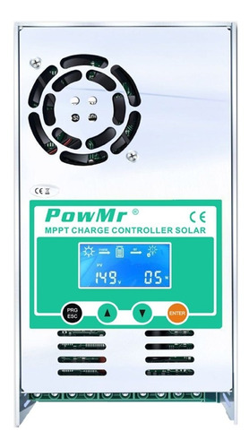 Controlador De Carga Solar 100% Mppt 60a  Powmr