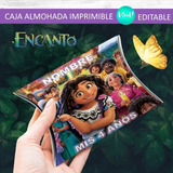 Kit Imprimible X3 Cajas Almohadas De Encanto Disney
