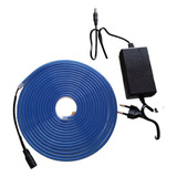 Rollo Led Neon 5 Mt Con Transformador 220 A 12volt Azul