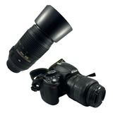  Nikon D3100 Nikond3100 Dslr + Lente 18-55 + Lente 55-300
