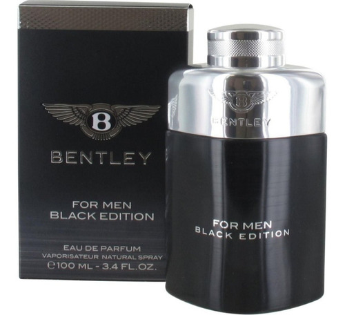 Perfume Bentley For Men 100ml Edp Black Edition - Original 