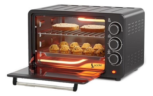 Horno Tostador De Mesa Electrico1500w 25l Multiuso 3repuesto