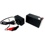 Kit Back Up Alarma Cargador Batería + Bateria 12v 1,3a 