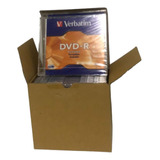 Caja De 20 Pzs Disco Dvd-r 4.7gb 16x 120min Verbatim Grababl
