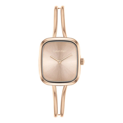 Reloj Para Mujer Calvin Klein Ck Adore 20mm 2 Manecillas Correa Rosa Bisel Rosa Fondo Rosa