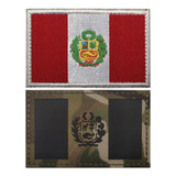 Parche Reflectante De La Bandera De Perú Diy Parches Táctico