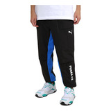 Pantalón Puma Winners Circle Hombre En Negro Y Azul