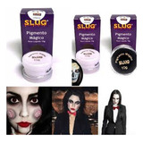 Kit Pigmento Slug Preto E Branco 10g Maquiagem Carnaval