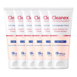 Combo X6 Cleanex Free Gel Limpiador 150 Gr