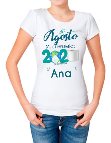 playeras personalizadas de cumpleaños para mujer
