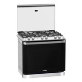 Estufa Empotre 80cm Inox Vidrio Negro Io Mabe Io8061getss0