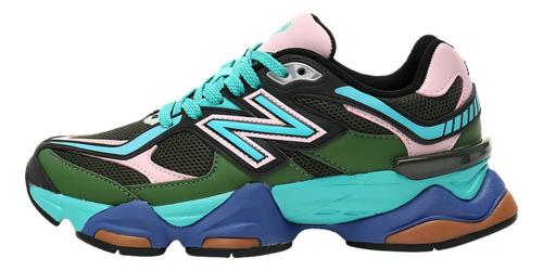 New Balance 9060 Tenis Unisex Mesh Transpirable Amortiguación Cómoda Zapatillas Deportivas Retro