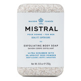 Mistral Jabón Corporal Exfoliante En Barra Orgánica, Cool Ma