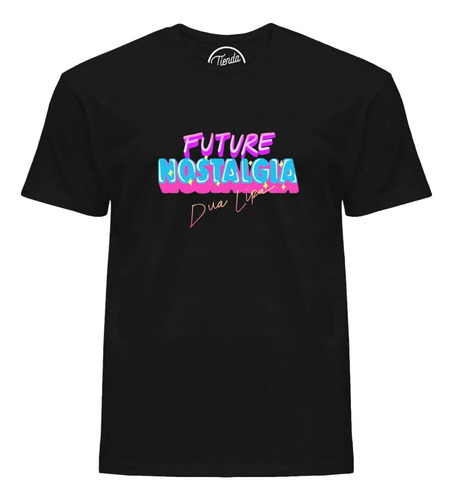 Playera Future Nostalgia Dua Lipa Logo Aesthetic T-shirt
